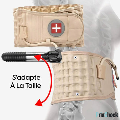 Ceinture Gonflable De Traction Respirant Et De Compression Réglable Pour Les Douleurs Lombaires