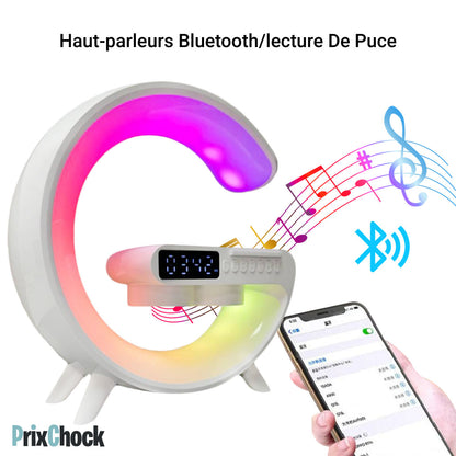 Haut-parleur Bluetooth Avec Chargeur Sans Fil – Son, Couleurs Et Praticité En Un Seul Appareil