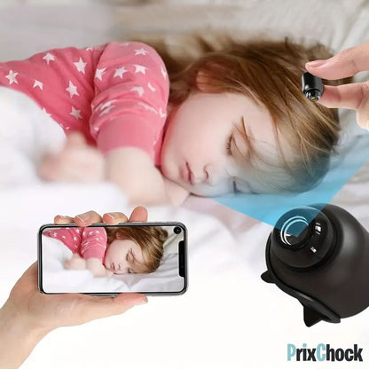 Mini Caméra Hd 1080p Wifi Pour Une Vision Nocturne Et Enregistrement Audio Vidéo