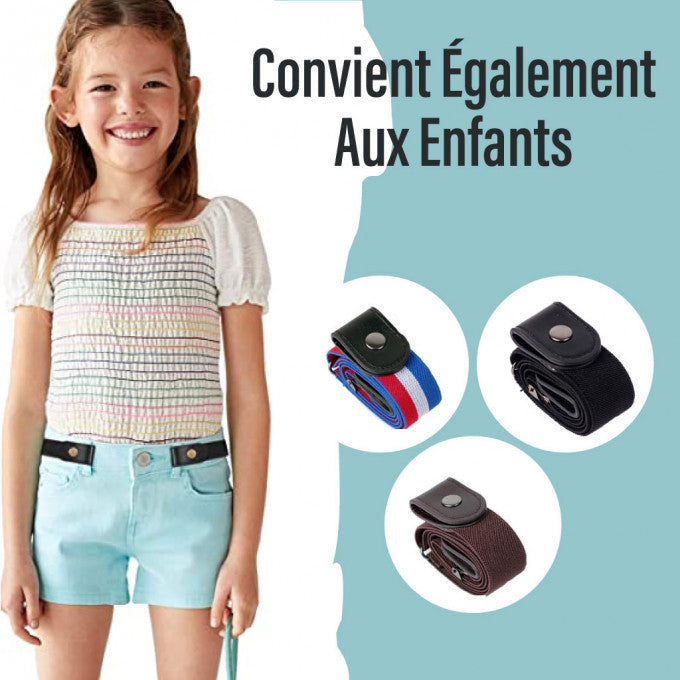 Ceinture Élastique Mince À Fermeture Sans Boucles Aux Jeans Pantalons, Robes, Pour Hommes, Femmes, Et Enfants