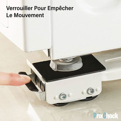 Kit de Déplacement pour Meubles – Barre + Roulettes