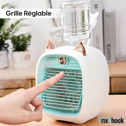 Humidificateur Ventilateur En Forme De Chat – Fraîcheur et Style pour Ton Espace !