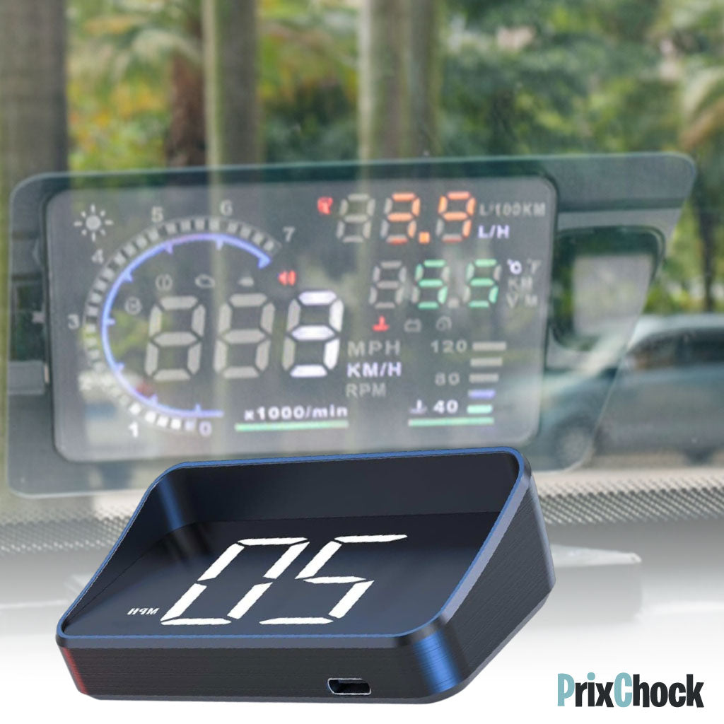 Afficheur Tête Haute HUD pour Voiture