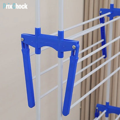Étendoir à Linge Pliable Multi-Niveaux