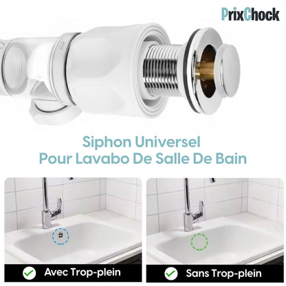 Siphon Flexible Universel – Évier & Lavabo