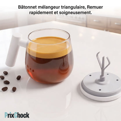 Verre Mélangeur Électrique Magnétique – Mélange Automatique Sans Cuillère