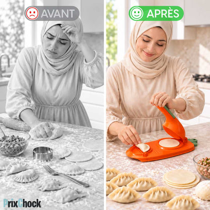 Presse à Raviolis 2-en-1 : Pâte et Façonnage