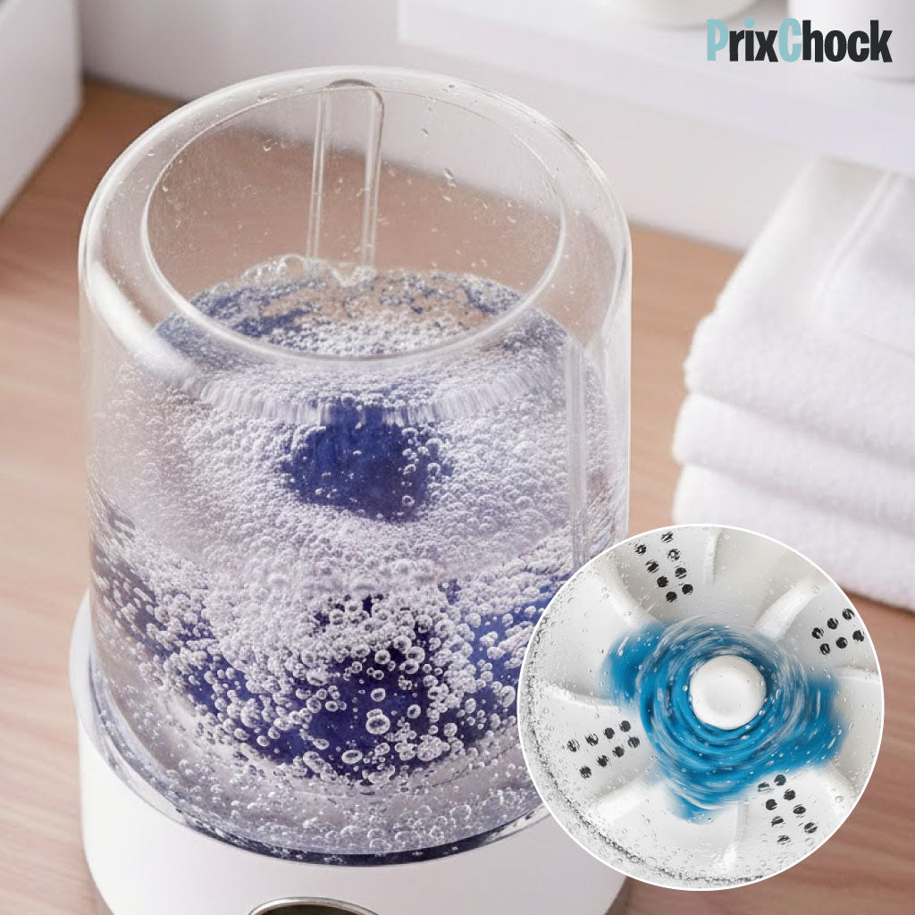 Mini Machine à Laver Intelligente Sans Fil – Compacte, Pratique & Efficace