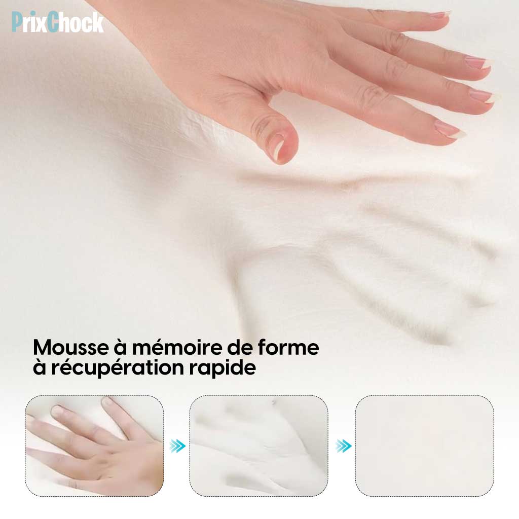 Coussin Confort 2-en-1 – Soutien Dos & Coccyx