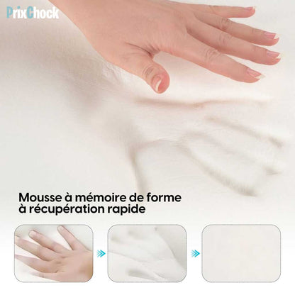 Coussin Confort 2-en-1 – Soutien Dos & Coccyx