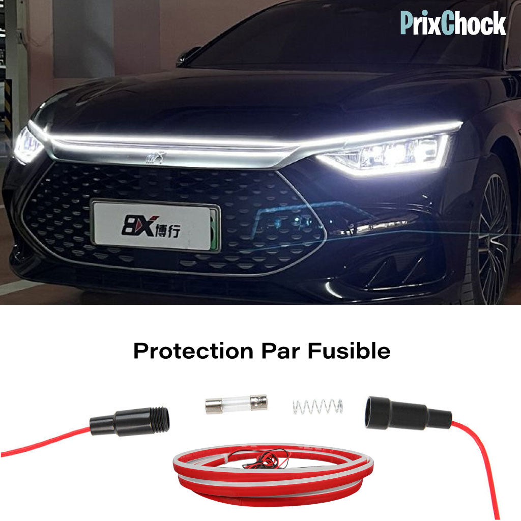 Bande Lumineuse Led Flexible Pour Capot De Voiture – Éclat Et Style