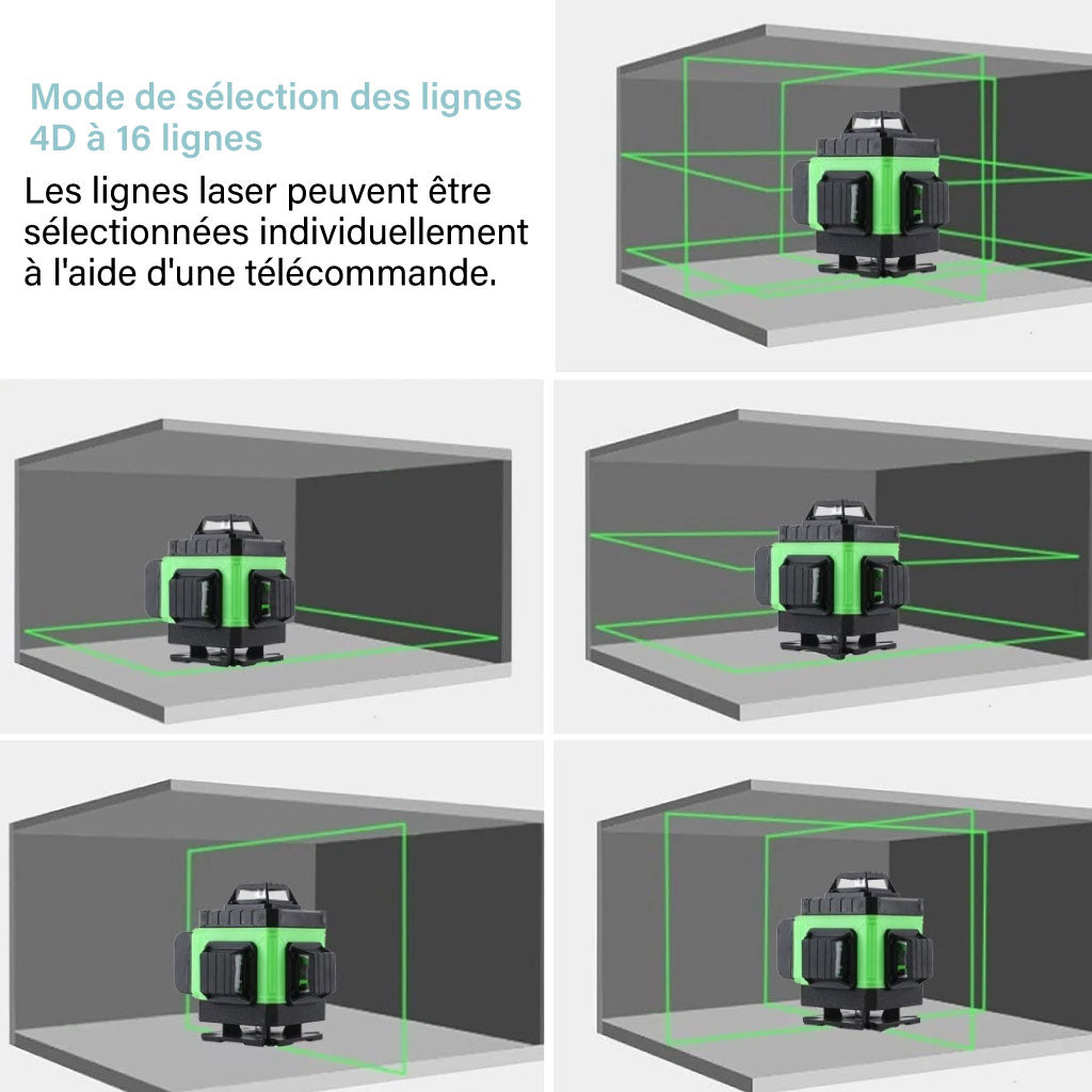 Niveau Laser Multifonction Haute Précision – Alignement Rapide & Professionnel