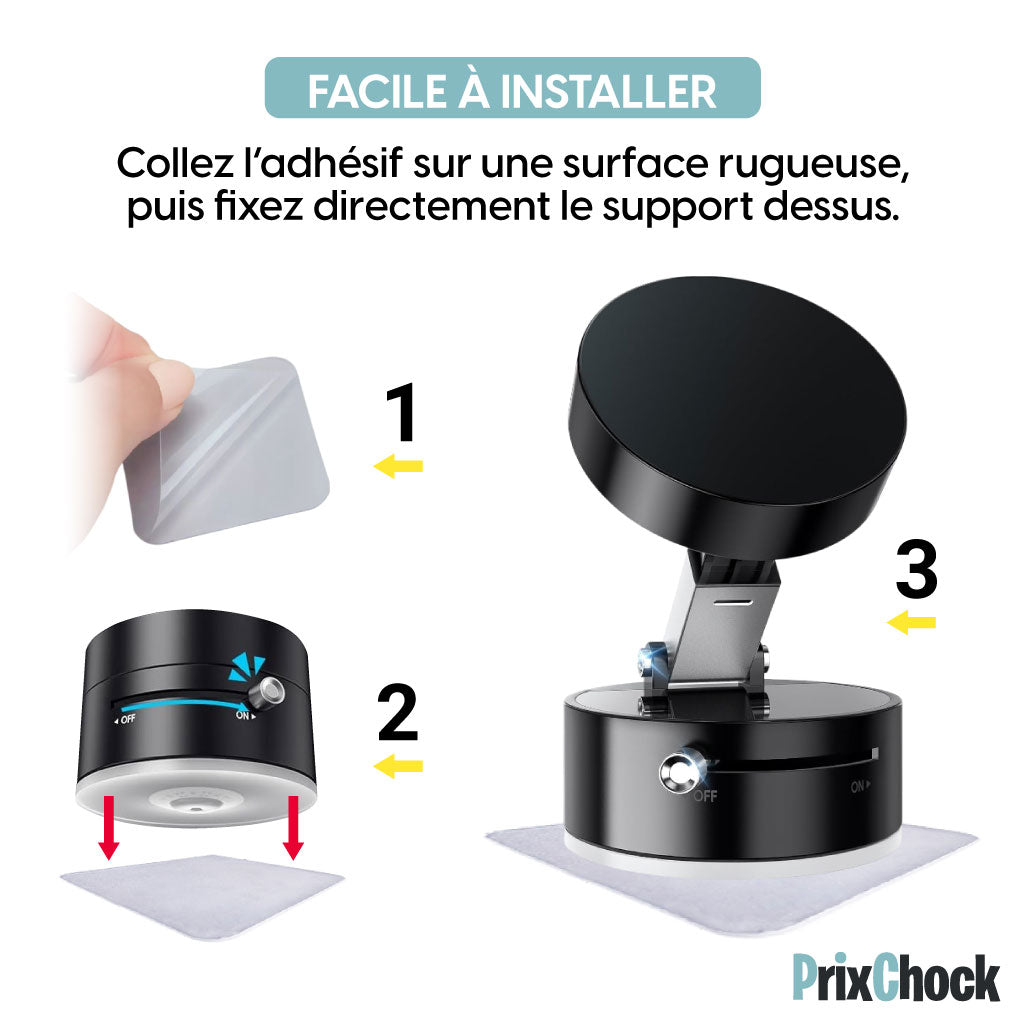 Mini Support Téléphone Ultra-Stable à Ventouse – Votre Smartphone Toujours à Portée de Vue
