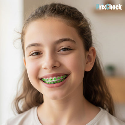 Décoration Dentaire Temporaire – Style Orthodontique