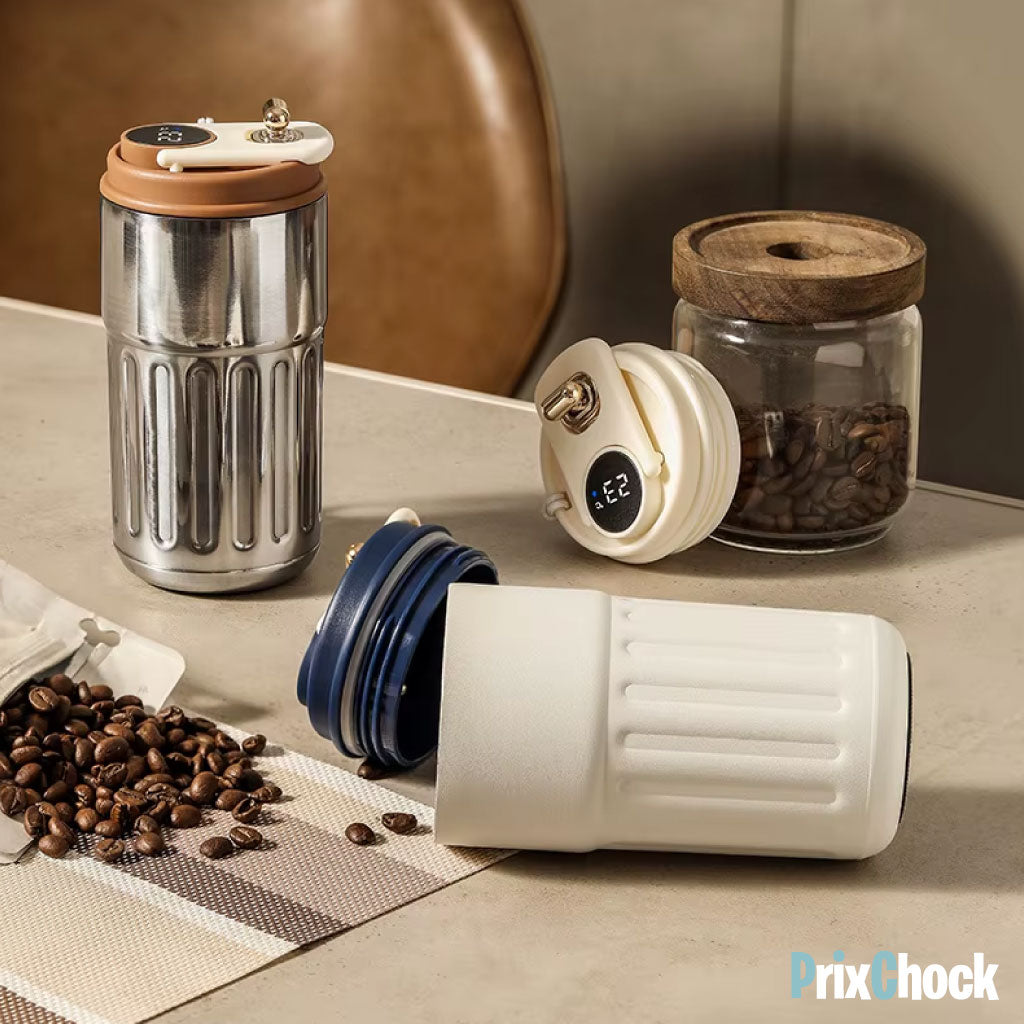 Tasse Isotherme avec Affichage LED – Température Parfaite, Élégance au Quotidien