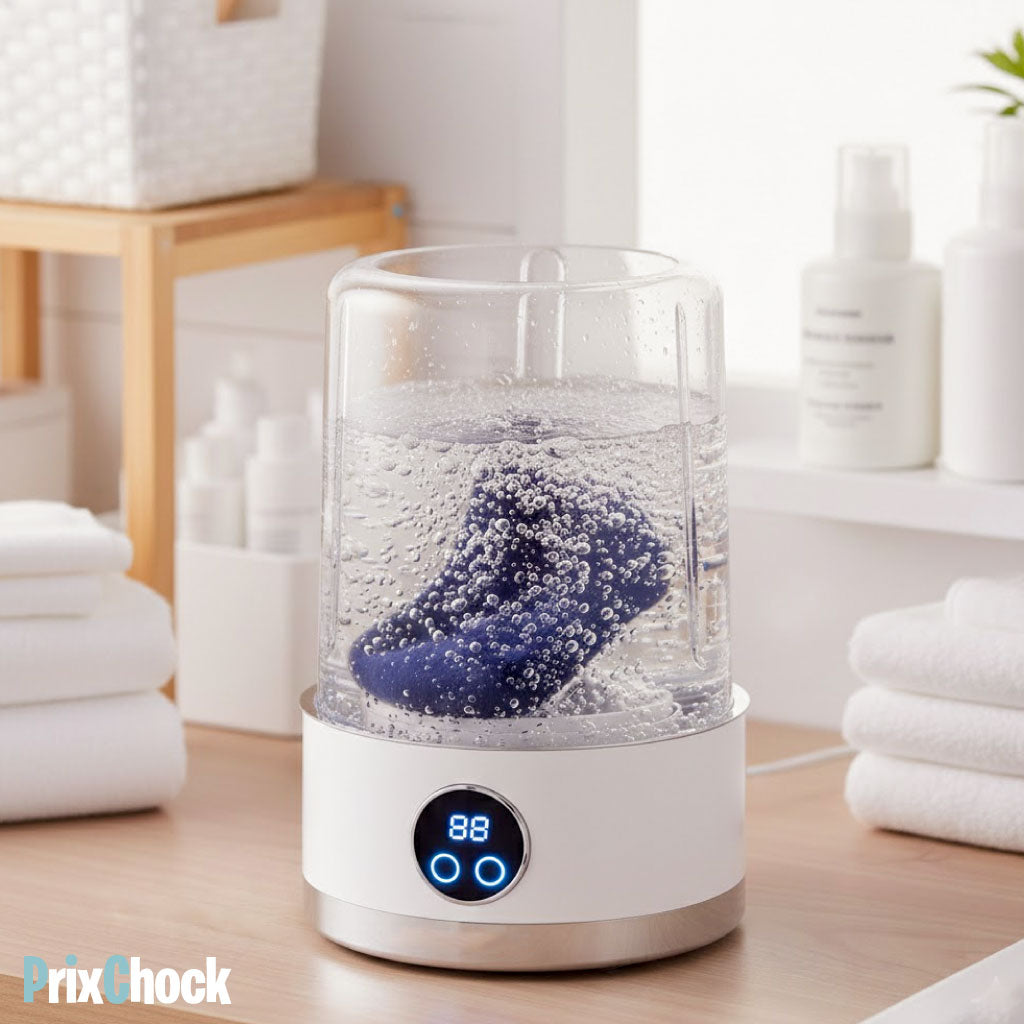 Mini Machine à Laver Intelligente Sans Fil – Compacte, Pratique & Efficace