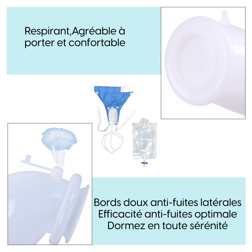 Slip Collecteur d’Urine Portable – Confort, Sécurité et Zéro Fuite