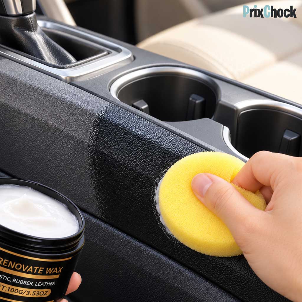 Cire Rénovatrice pour Plastiques Auto – RayHong 100 g