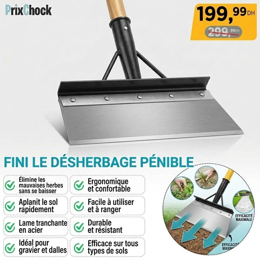 Grattoir de Jardin avec Manche