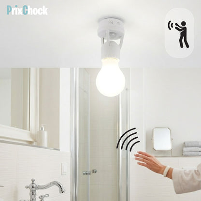 Douille Lampe avec Détecteur de Mouvement
