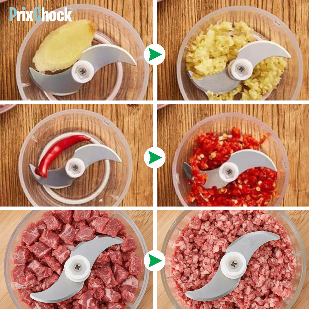 Hachoir Multifonction Rechargeable – Compact, Puissant et Prêt à Tout