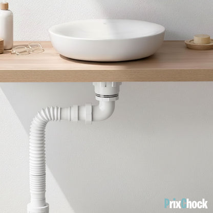 Siphon Flexible Universel – Évier & Lavabo