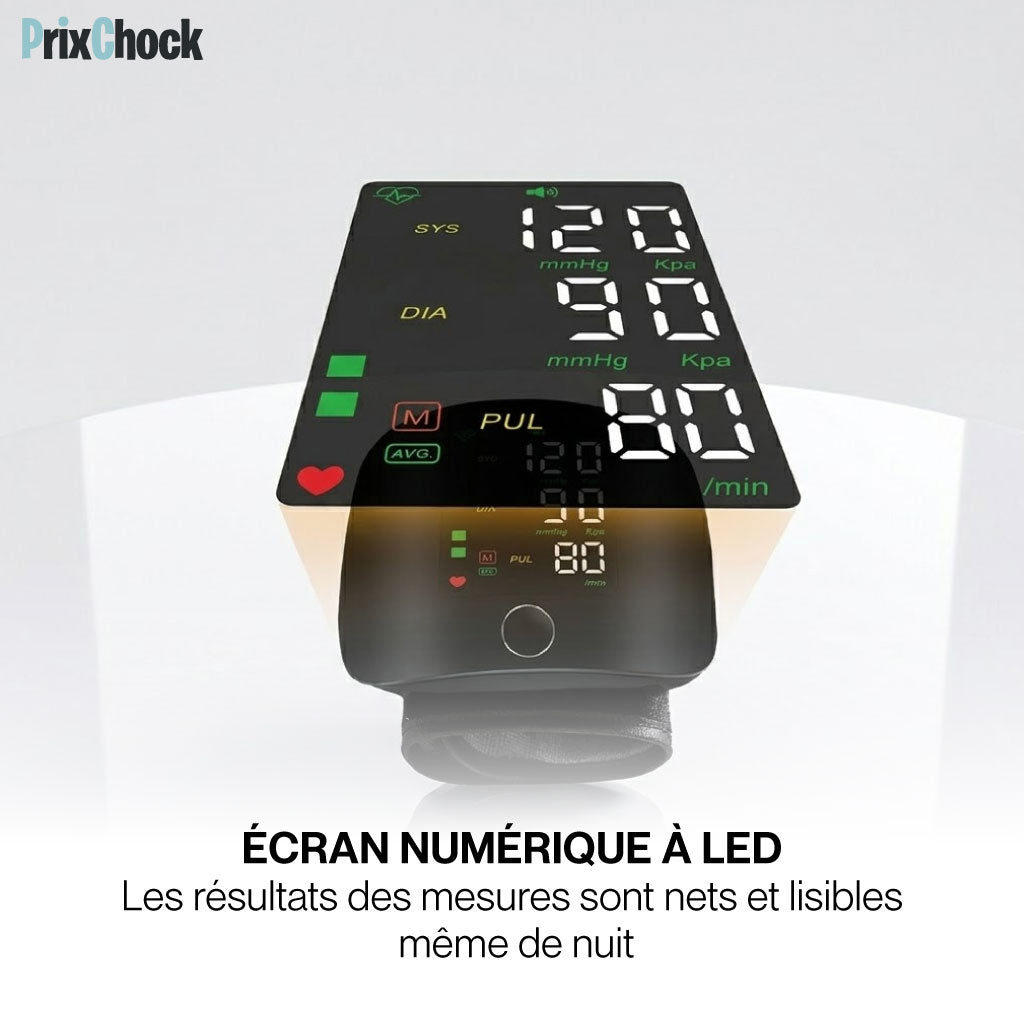 Tensiomètre Électronique de Poignet Rechargeable
