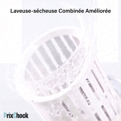 Mini Machine à Laver Portable 3-en-1 – Lavage, Rinçage & Nettoyage en Un Seul Appareil