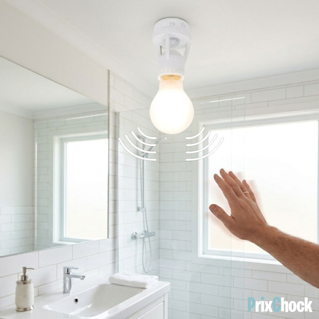 Douille Lampe avec Détecteur de Mouvement
