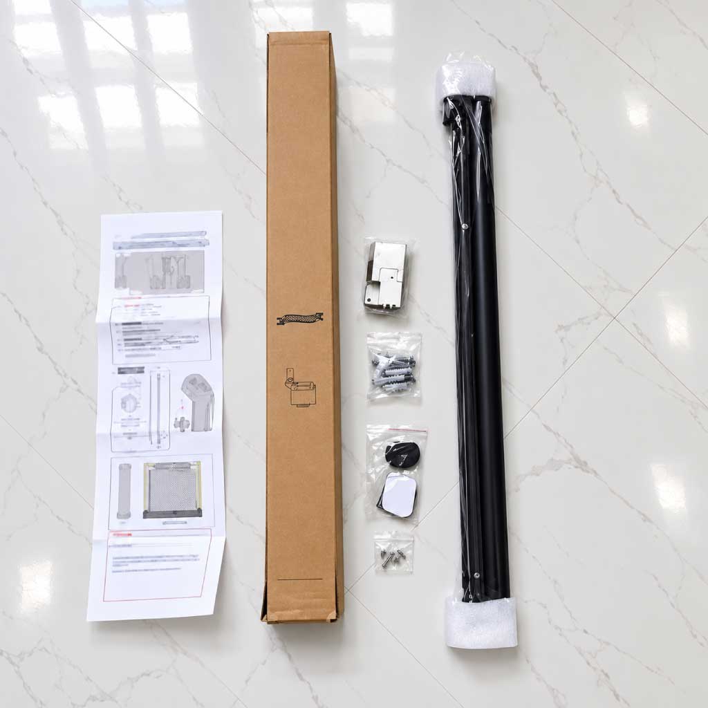 BébéProtect — Barrière de Sécurité Rétractable pour Bébé (Escaliers, Cuisine, Portes)