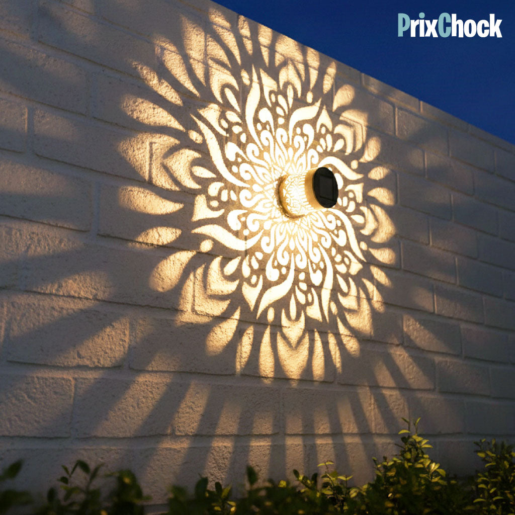 Lampe Solaire Décorative à Motifs Lumineux