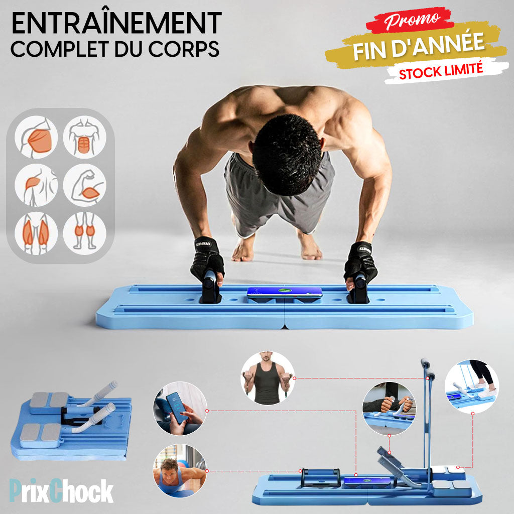 Planche D'exercice Abdos Multifonctionnelle - Pilates & Gym À Domicile Pour Un Entraînement Complet