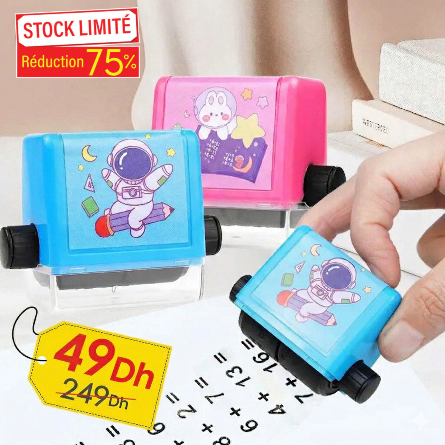 Tampon D’enseignement Mathématique : Apprentissage Amusant Et Pratique Pour Enfants !