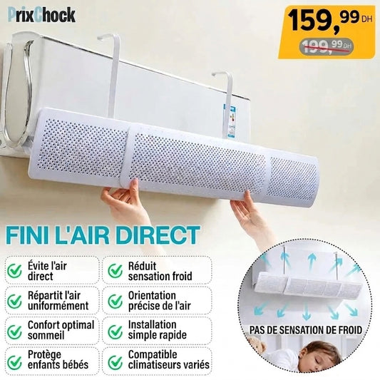 Déflecteur de Vent Réglable – Confort Thermique