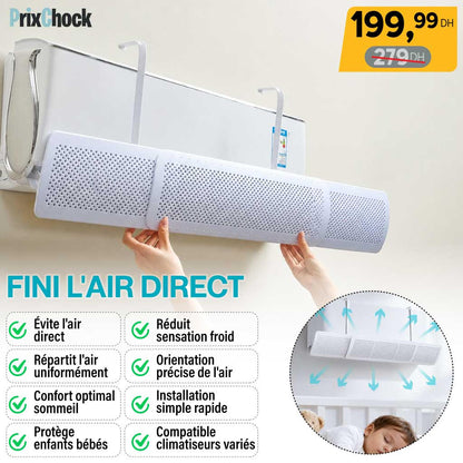 Déflecteur de Vent Réglable – Confort Thermique