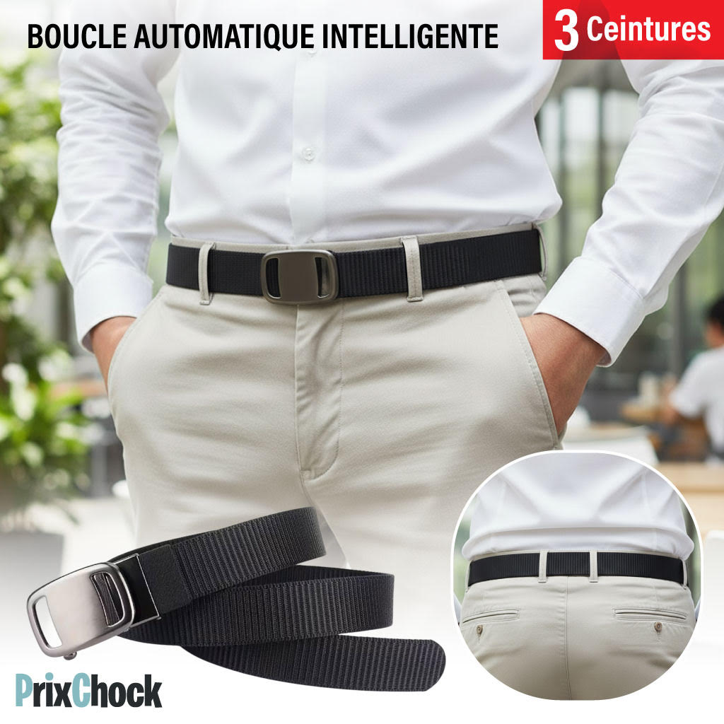 Ceinture Ajustable à Boucle Automatique