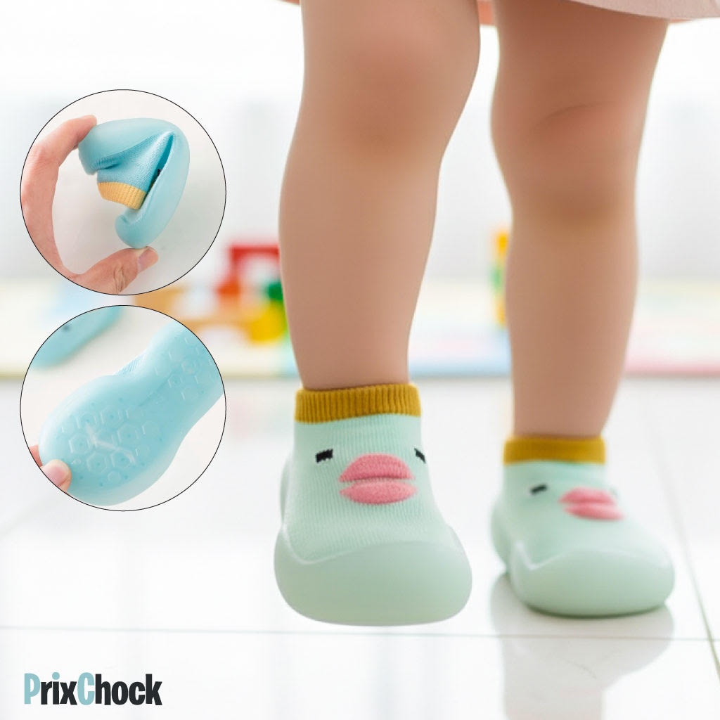 Chaussures Enfants Design Canard 3d – Amusantes Et Antidérapantes !