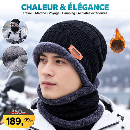Bonnet D'hiver En Laine Douce Et Épaisse – Élégance Et Chaleur Pour Un Hiver Confortable