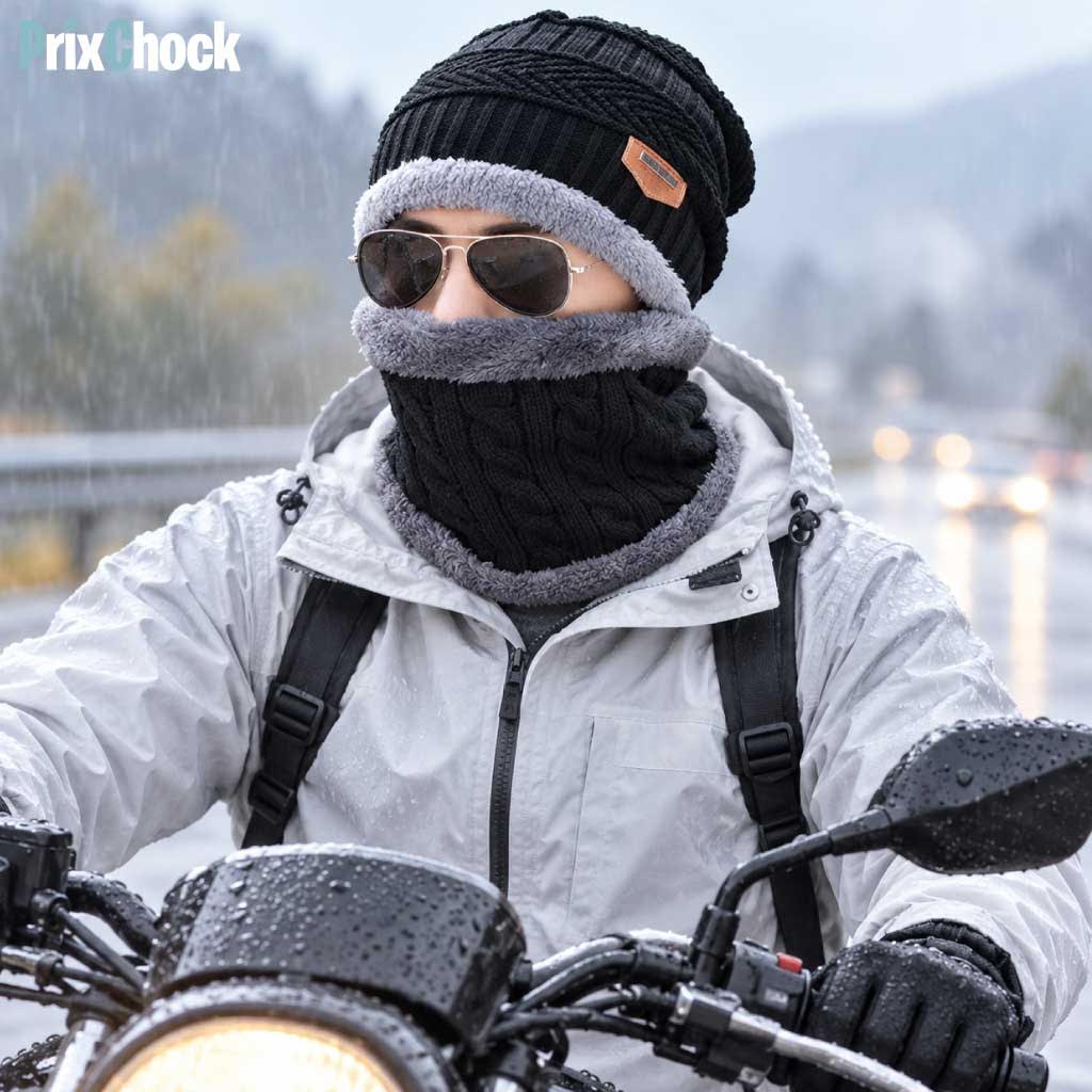 Bonnet D'hiver En Laine Douce Et Épaisse – Élégance Et Chaleur Pour Un Hiver Confortable