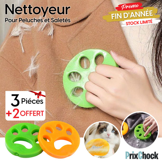 Lot De 2 Boules Anti-poil Et Fourrure Réutilisables En Silicone Pour Machine À Laver !